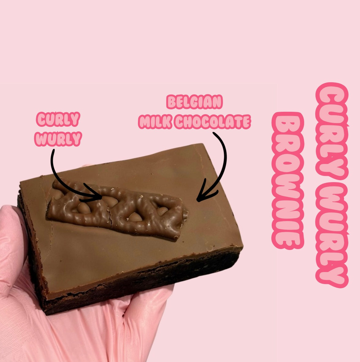 Curly Wurly Brownie